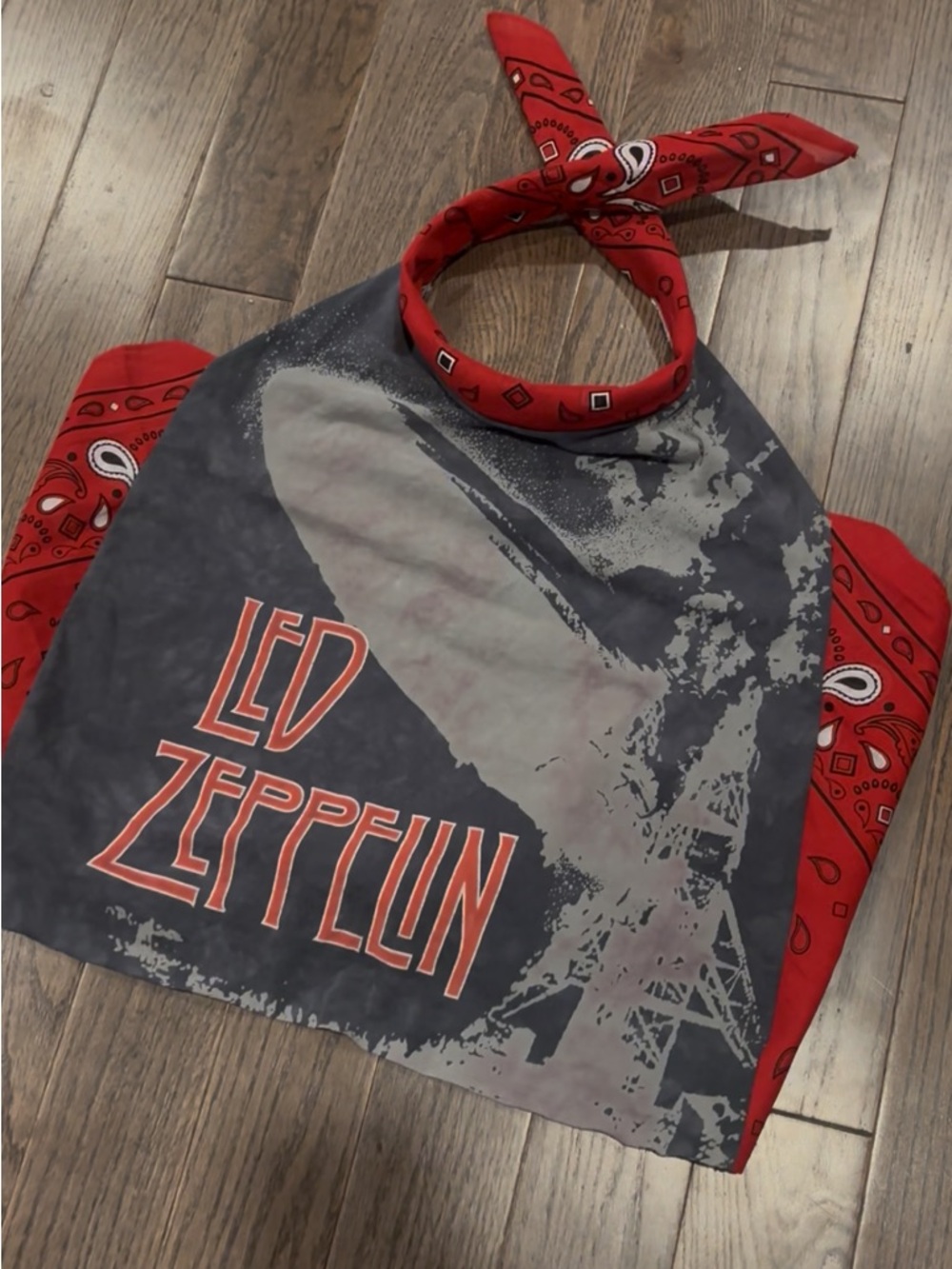 LED ZEPPELIN Bandana Hatlertop one of a kind